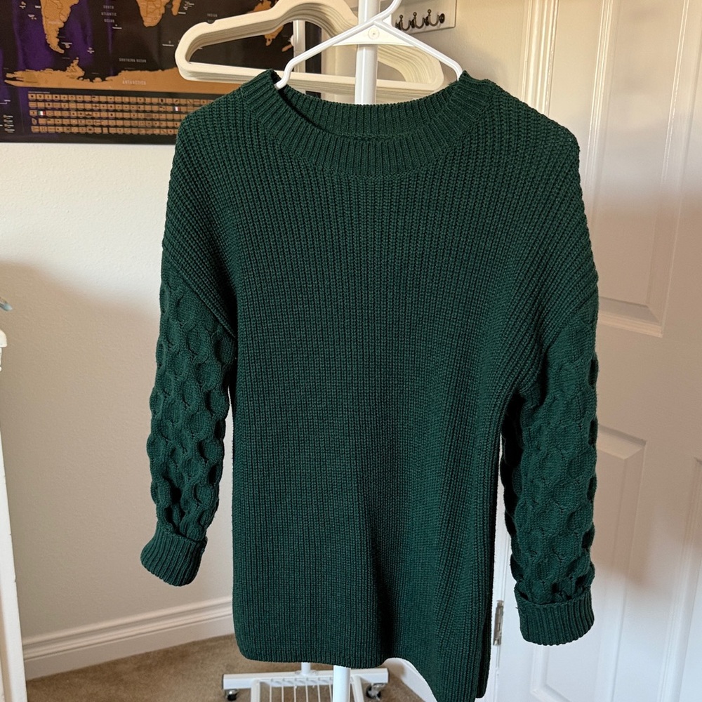 Chic Forest Green Women's Sweater